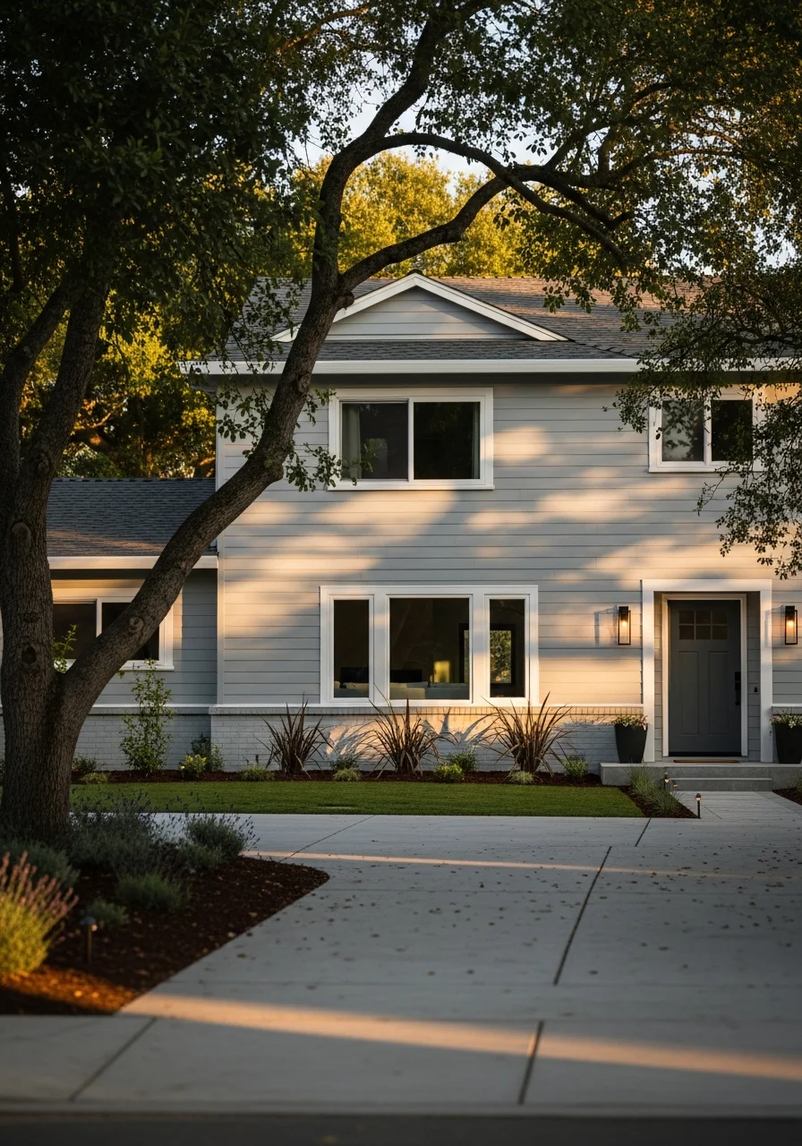 Well-maintained Contra Costa home with updated exterior and landscaping in suburban setting.